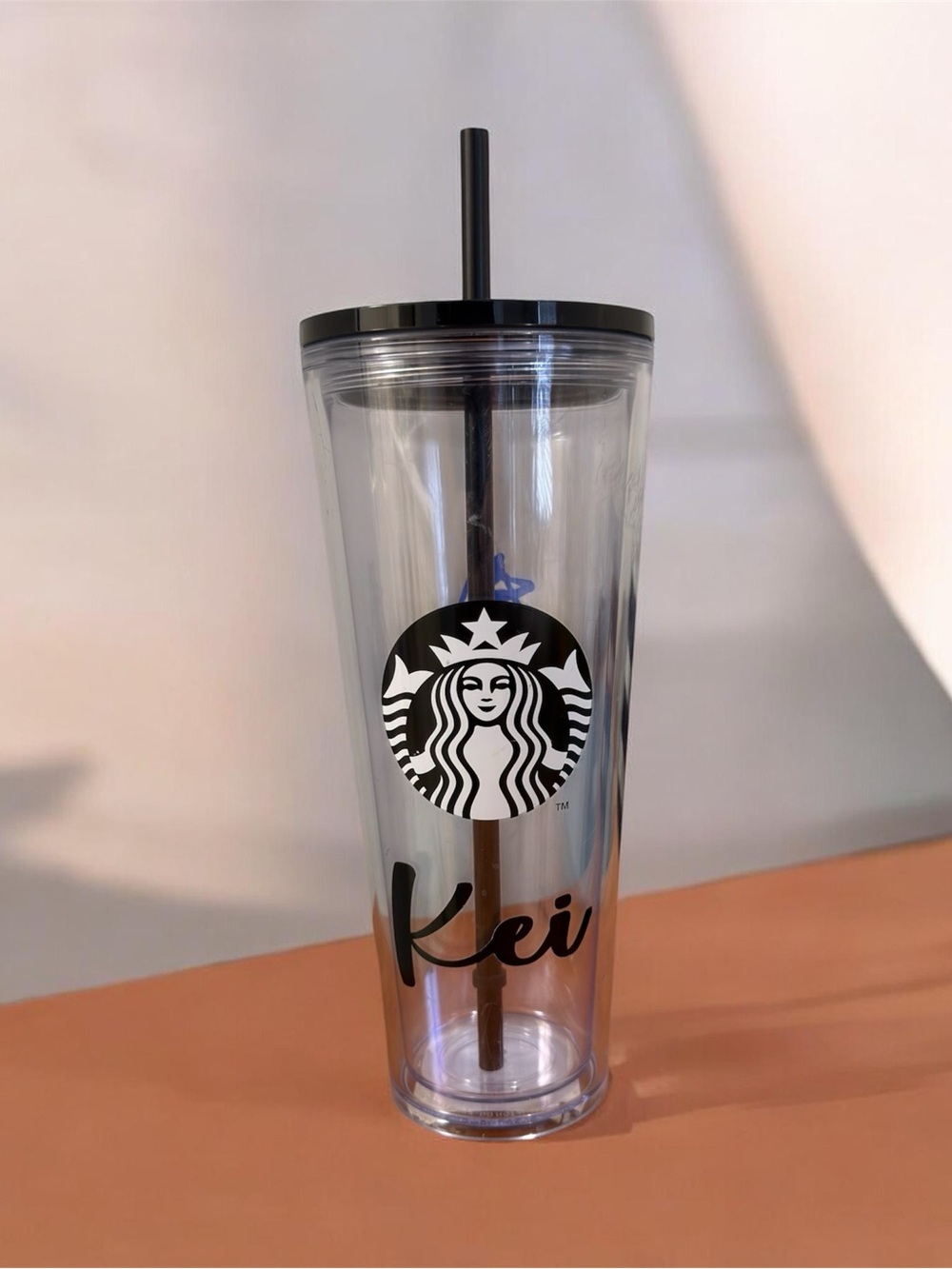 Starbucks Tumbler Venti 24 Oz. Black Siren Cold Cup